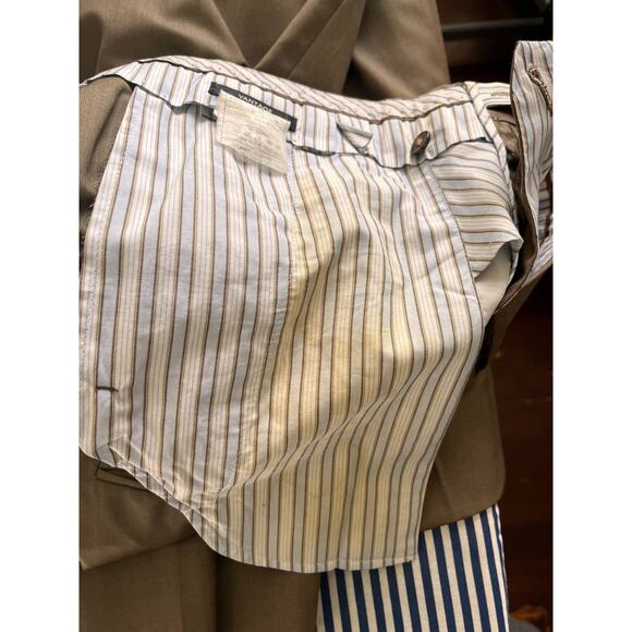 Paul Betenly Vantage Dress Pants Mens Size 34 Tan Super 120's Wool Classic - Picture 11 of 13